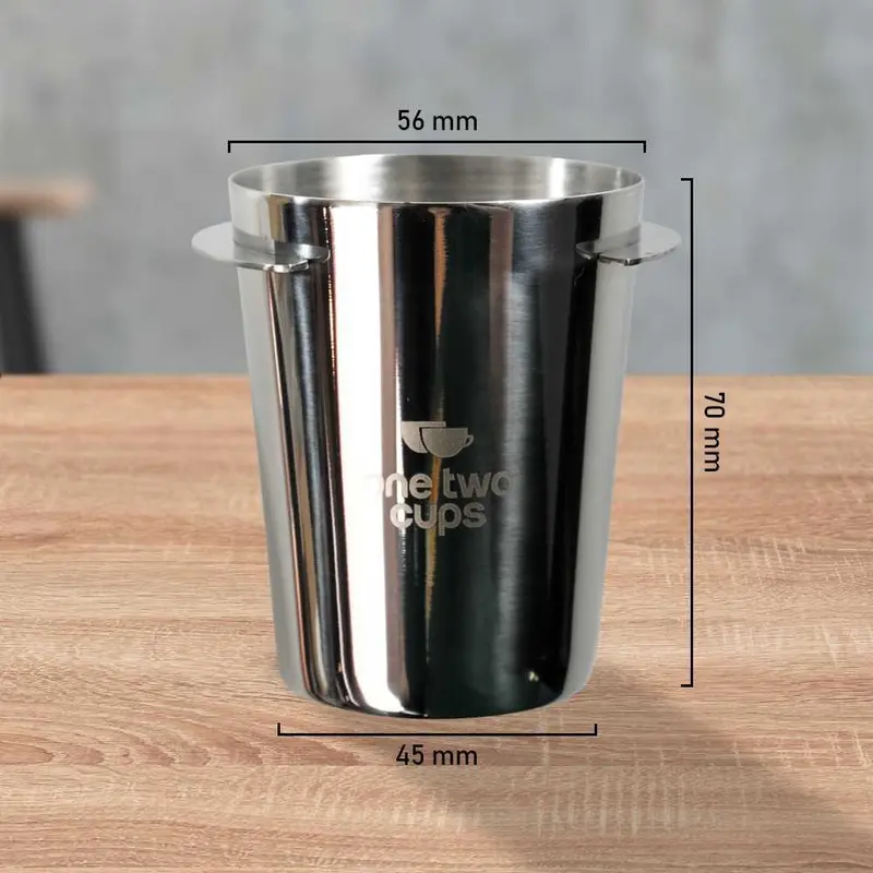 One Two Cups Dosing Cup Portafilter Espresso Machine Stainless 58mm - YXA046 7