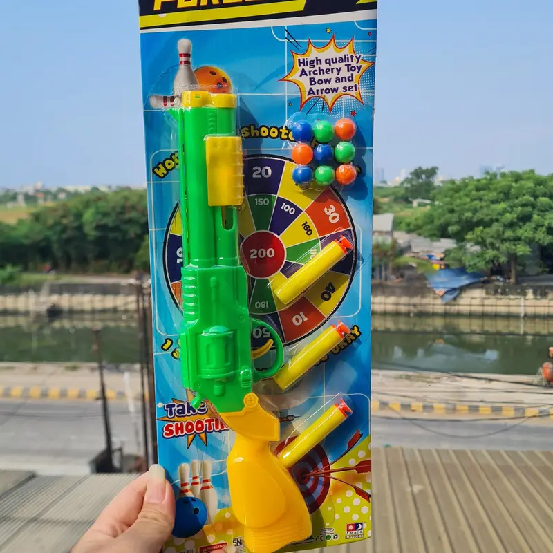 MAINAN TEMBAKAN BALON TARGET -Tembakan BOLA dan KARET XSHOT 0