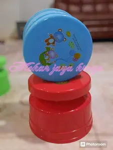 bangku bulat pendek (jongkok) warna plastik