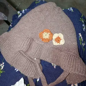 Topi Bayi RUFFLE FLOWERS TWIN New Model Korean Style Nyaman di Pakai dengan Desain Bunga Cantik dan Ruffle yang Menggemaskan