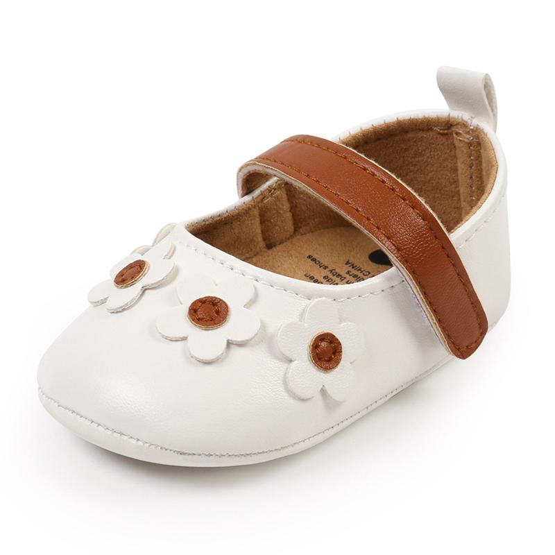 Product Introduction of Toddler Walking Flat Shoes Baby Girl Shoes PU Leather Crib Shoes Toddler Girls Shoes for Summer Princess Shoes 25