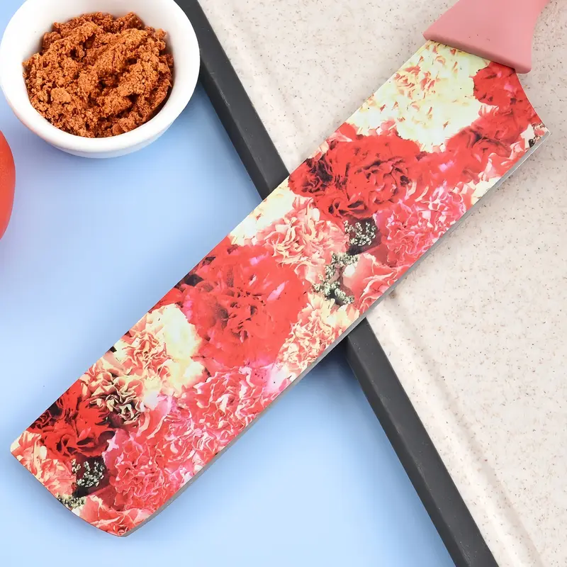 Pisau Dapur Set 6in1 Motif Bunga/ Pisau Serbaguna/ Set Pisau Dapur Murah Lengkap 6Pcs Kitchenware Knife 3