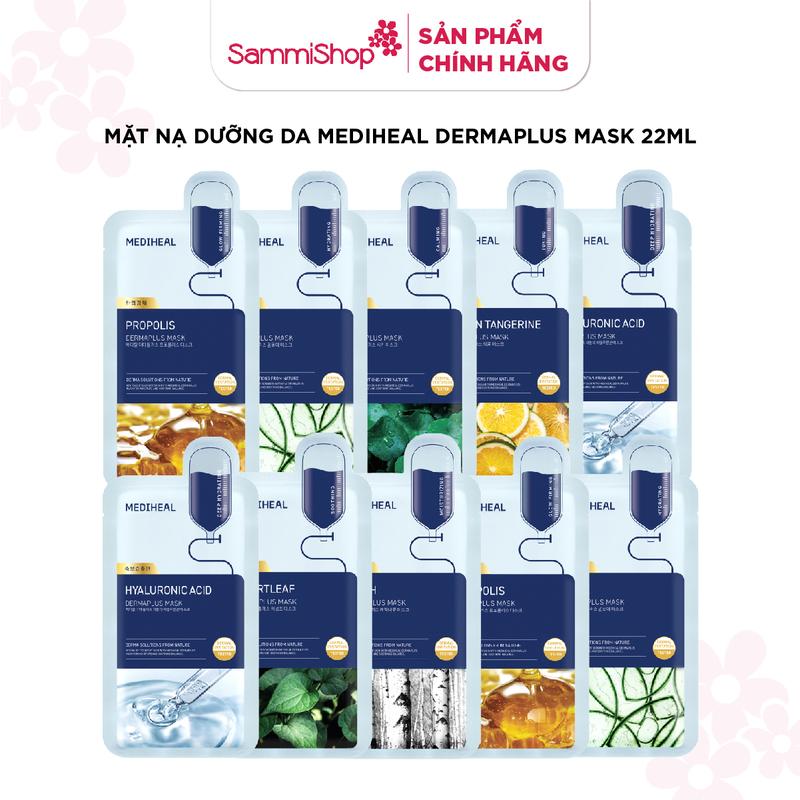 COMBO 10 Mediheal Mặt nạ Dermaplus Mask 22ml