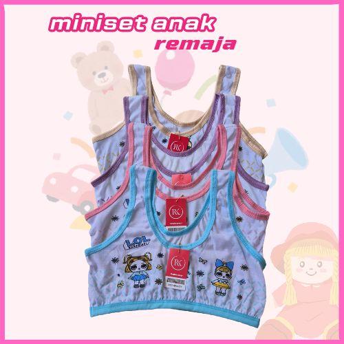 ISI 3PCS/MINISET MOTIF ANAK REMAJA SD/SMP BRA MINISET REMAJA FASHION KEKINIAN Perempuan Cantik