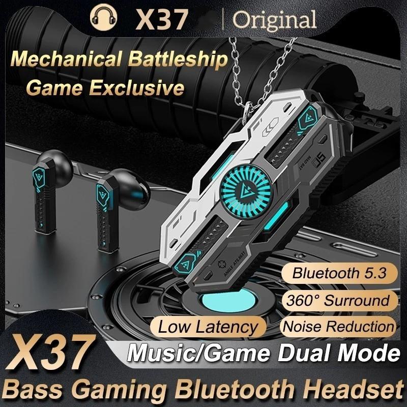 Tai Nghe Nhét Tai Nghe Không Dây, Nâng Cấp X37, Bluetooth 5.3, Tai Nghe, Hộp Sạc Type-C, Khử Tiếng Ồn, Tai Nghe Chơi Game, Thích Hợp Cho Âm Nhạc Và Thể Thao, Năm 2025