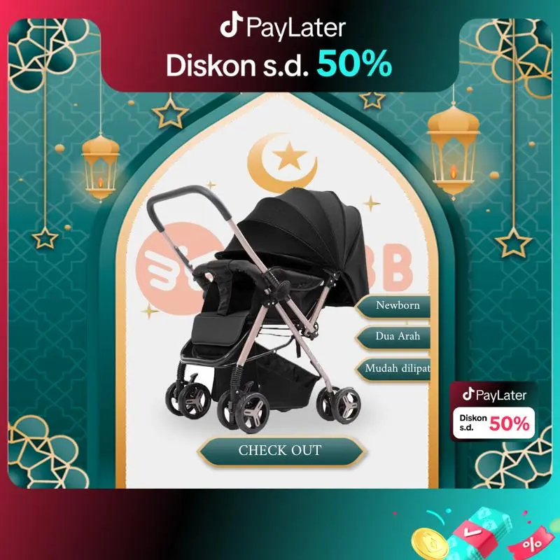 07 FLYBB Magic Stroler Bayi Lipat Travelling Sepeda Anak NewBorn Anak-Anak Dorong Kursi  Stroller  Roda  Cabin  Strap  Putih Hitam Trike Empuk stroller  bello