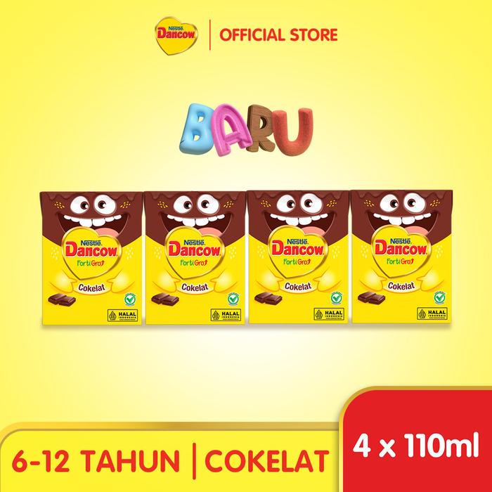 Gambar Nestle DANCOW FortiGro Susu UHT Coklat Multipack 110ml x 4pcs dari Dancow Indonesia Kota Tangerang Tokopedia