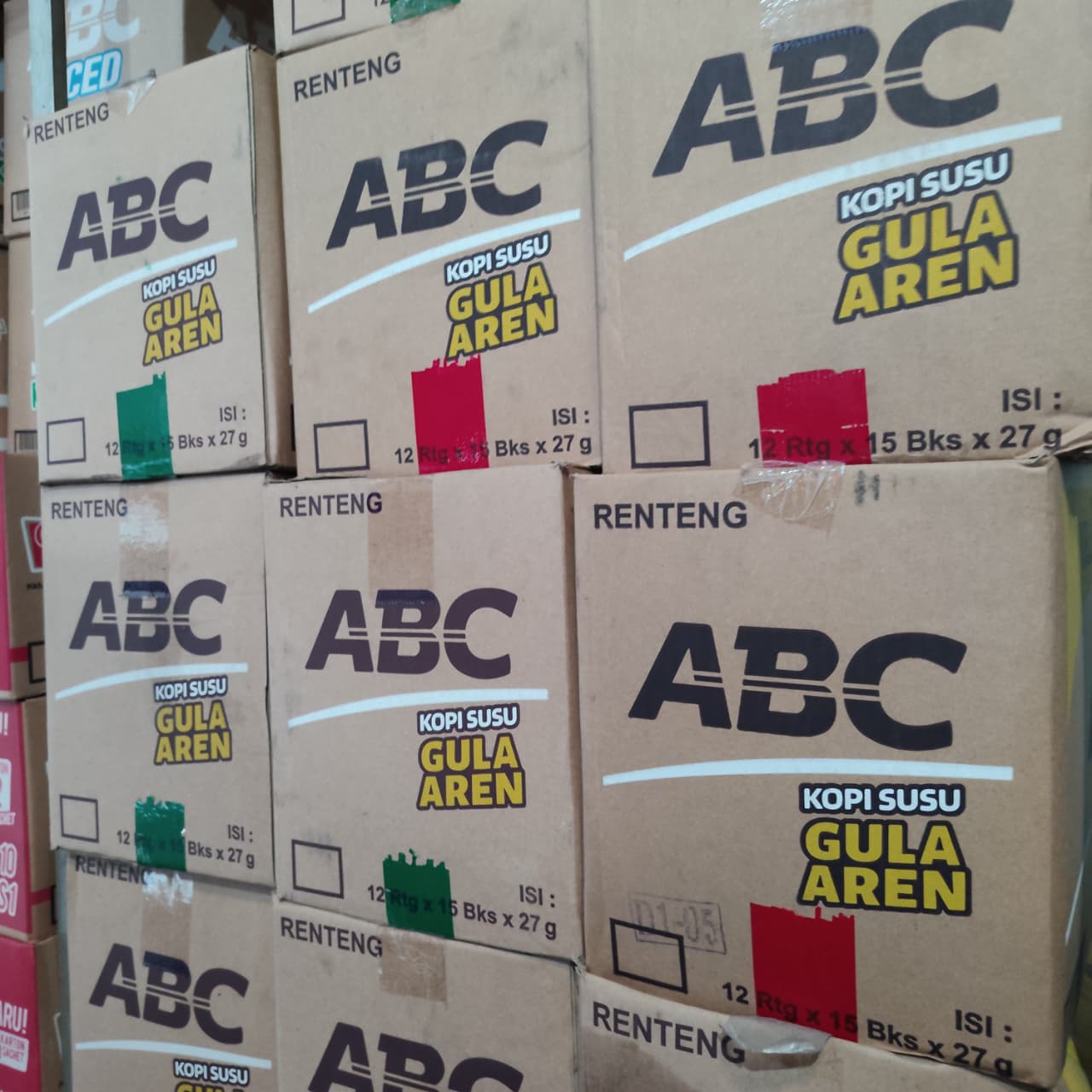 Kopi ABC Instan 10 Sachet Susu Gula Aren Klepon Per Renceng 30gr 27gr 25 gr Coffee Drink