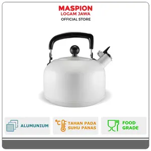 Maspion Silano Teko Bunyi Nasional Alumunium - Whistling Kettle