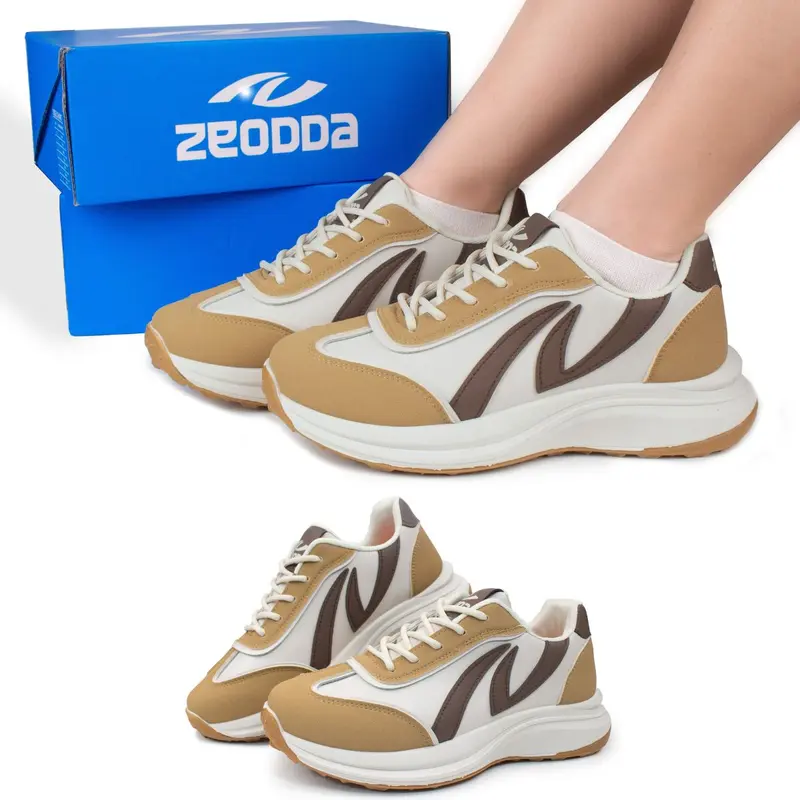 Zeodda Evelyn Sepatu Sneakers Wanita Shoes Black Casual Sport 1067 6