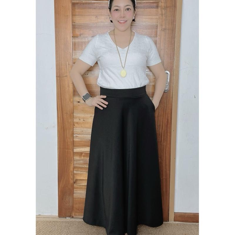 Marian Maxi Skirt Plus Size 35-45 inches waistline - TikTok Shop ...