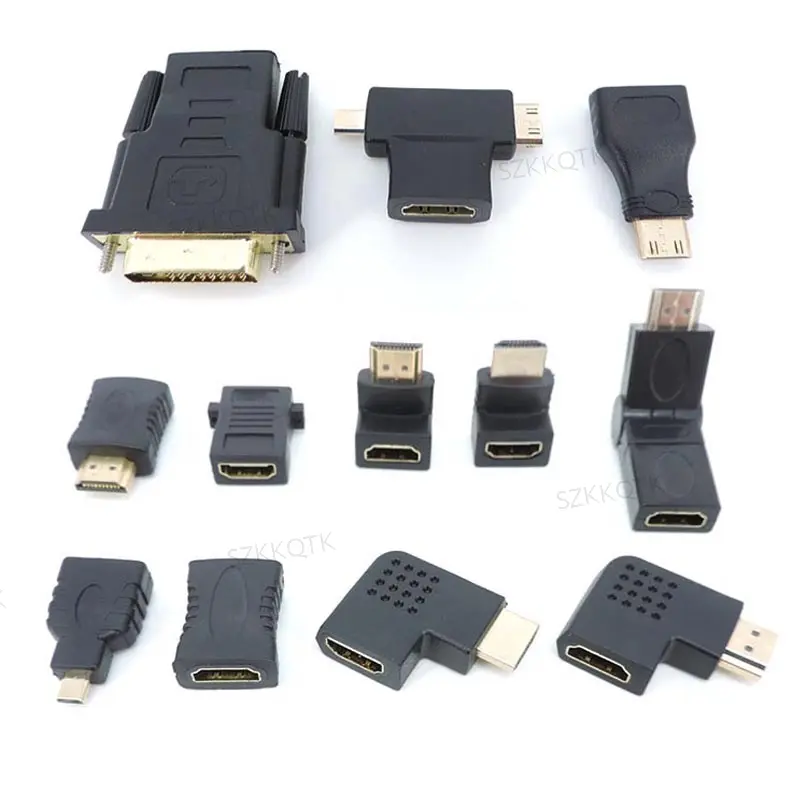 HDMI-Compatible Extender Connector mini mirco Male to Female Converter Adapter  SGK
