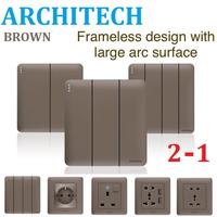 Gambar Architech Infinity A69-C06U Brown Stop Kontak - Colokan Universal USB - UNIVERSAL+USB dari ARCHITECH INDONESIA Kota Administrasi Jakarta Utara 5 Tokopedia