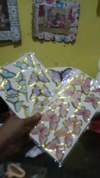 Product Review of 10 Pcs Potongan Kupu-kupu Puncak Kue Topper Kue Dekorasi Kue Toppers buket kupu-kupu butterfly Cake from S**i K**h 0