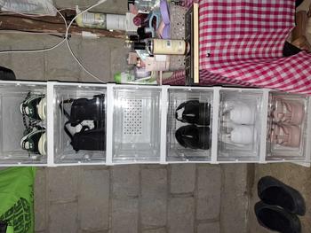 Product Review of [COD] SK C867 Rak Sepatu Lipat Anti Debu Lemari Praktis Multifungsi from A**M 3