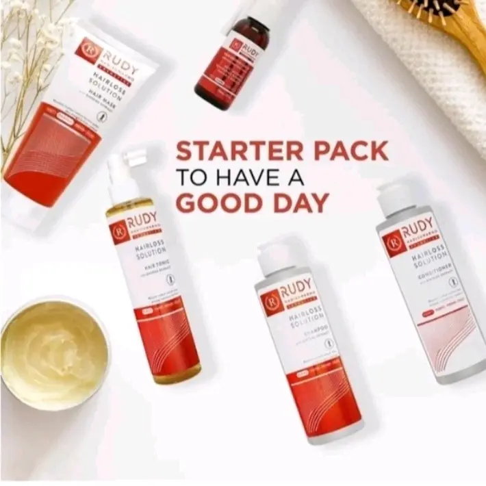 RUDY HADISUWARNO SHAMPO GINGSENG, CONDITIONER GINGSENG Melembutkan Perawatan Rontok Shampoo Haircare Extract Kering Sampo