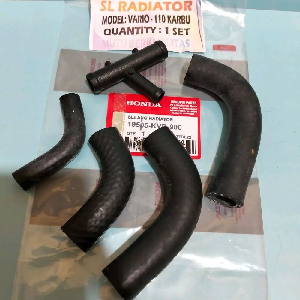 Selang Radiator Assy Vario 110 Karbu (Selang+Pipa)
