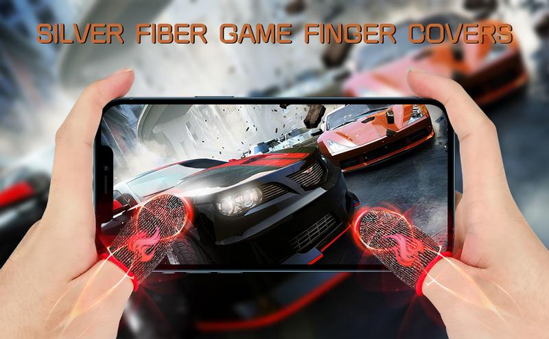 Product Introduction of ปลอกนิ้วสำหรับเล่นเกม PUBG องค์ประกอบไฟ ระบายอากาศได้ ปลายนิ้ว กันเหงื่อ กันลื่น ฝาครอบปลายนิ้ว ถุงมือนิ้วหัวแม่มือสำหรับเกมมือถือ 16