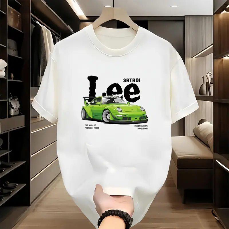 Kaos Tren Cetak Fashion Pria dan Wanita Muda 2025 - Bahan Nyaman - Toko Fashion 5