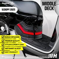 Gambar Hayaidesu Scoopy 2025 Body Protector MIDDLE DECK Cover - MERAH dari Hayaidesu Indonesia Kab. Tangerang 1 Tokopedia