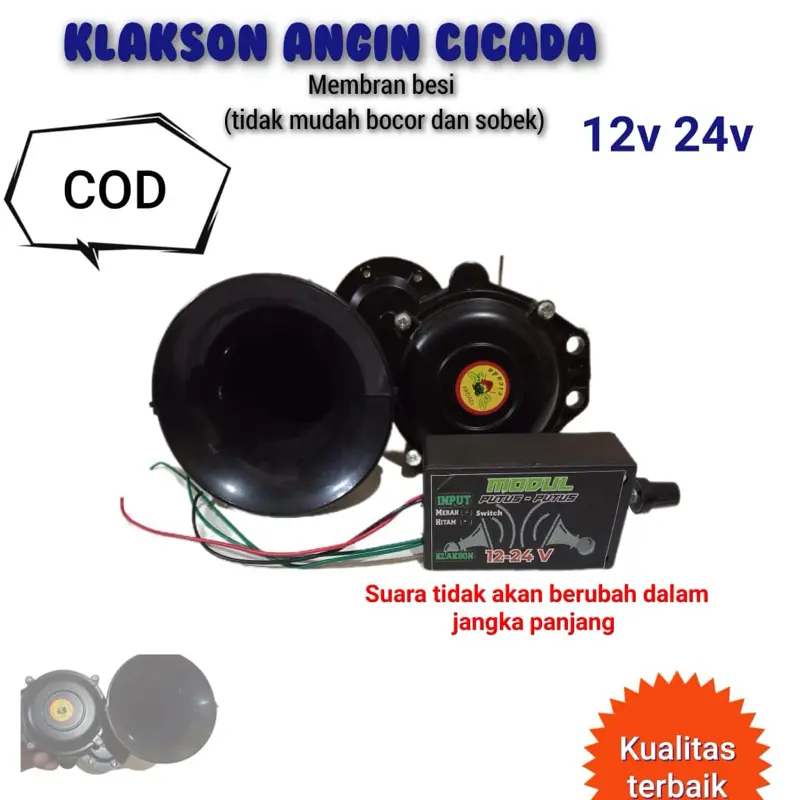 Terlaris klakson Angin Volvo Mode Putus Putus 12v /24v Car
