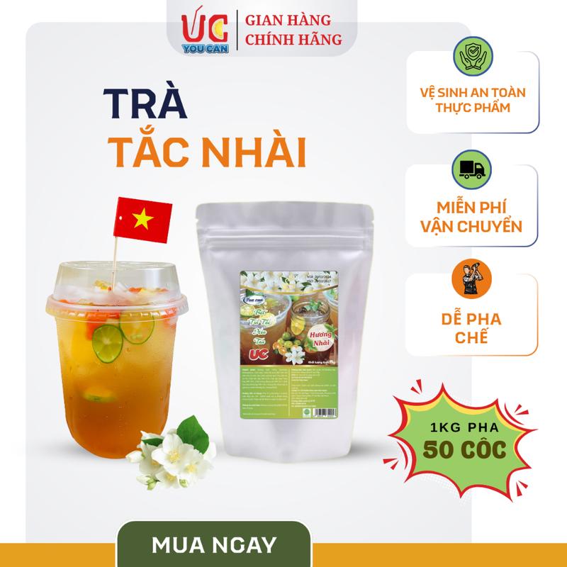 Trà Tắc Nhài 1 gói 1kg Trà UC Hàng Công Ty Thơm Ngon Chuẩn Vị Dễ Pha Nước Uống Giải Khát Thanh Nhiệt Tươi Mát