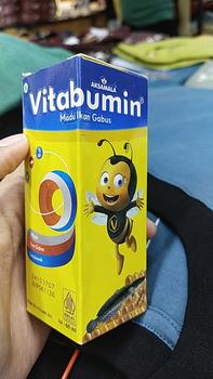 Product Review of Vitabumin 60-130 ml - Madu Vitamin Anak dengan Minyak Ikan Gabus untuk Nutrisi & Tumbuh Kembang from H**a 0