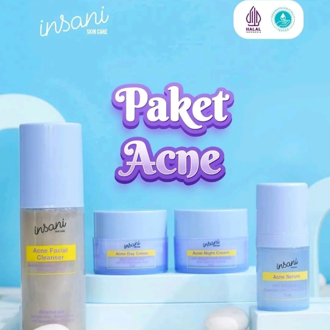 INSANI SKINCARE BPOM KLINIK Hasil cepat mencerahkan tanpa pengelupasan