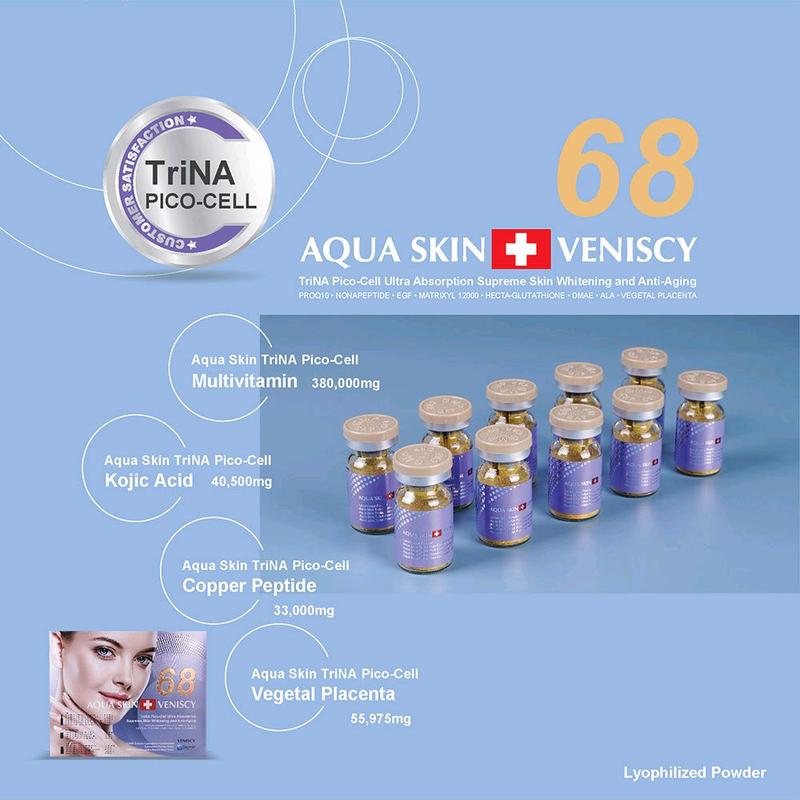Aqua skin 68 whitening skin solution 7