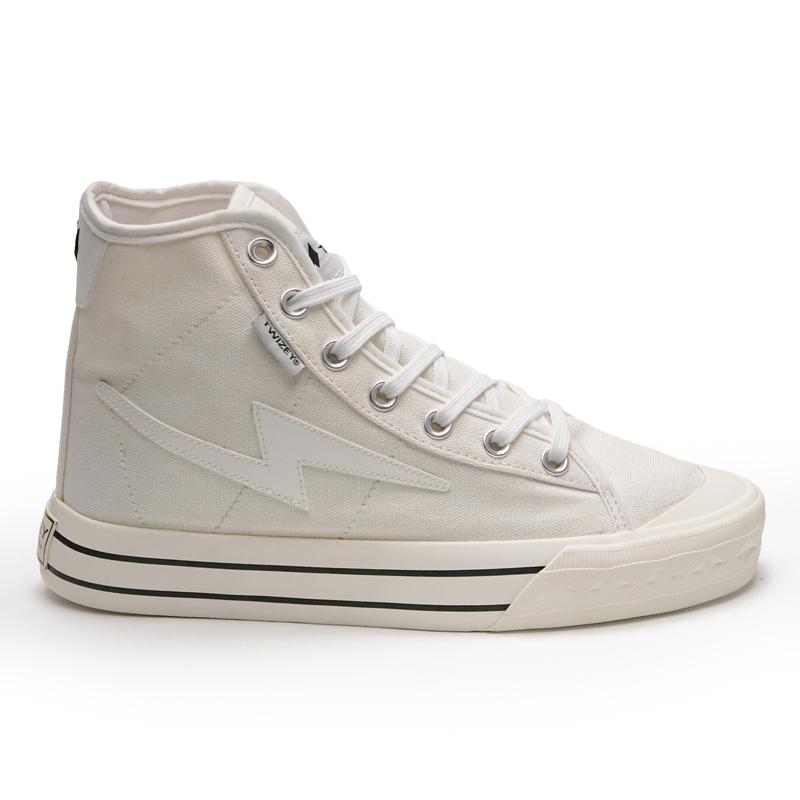 Sepatu Twizey ambigu white Hi sepatu brand lokal keren pria wanita Casual  original Canvas Karet Sneakers Kasual Shoes Putih Hitam Black Kerja 4