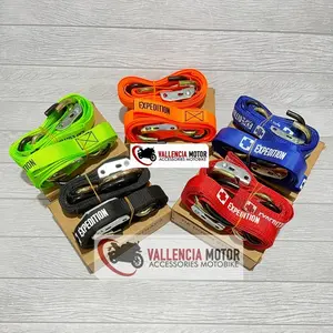 (1set isi 2pcs) EXPEDITION Tali Pengikat Tie Down Straps Motocross Trail Grasstrack Adventure expedition panjang 205cm Bisa Untuk Klx 150- Crf 150l - Wr155 Dll
