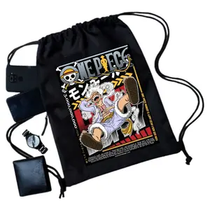 COD!!! Tas Serut/Tas Olahraga/Tas Sekolah/Tas Mengaji/Tas Futsal One Piece (WATERPROOF) tas sepatu bola