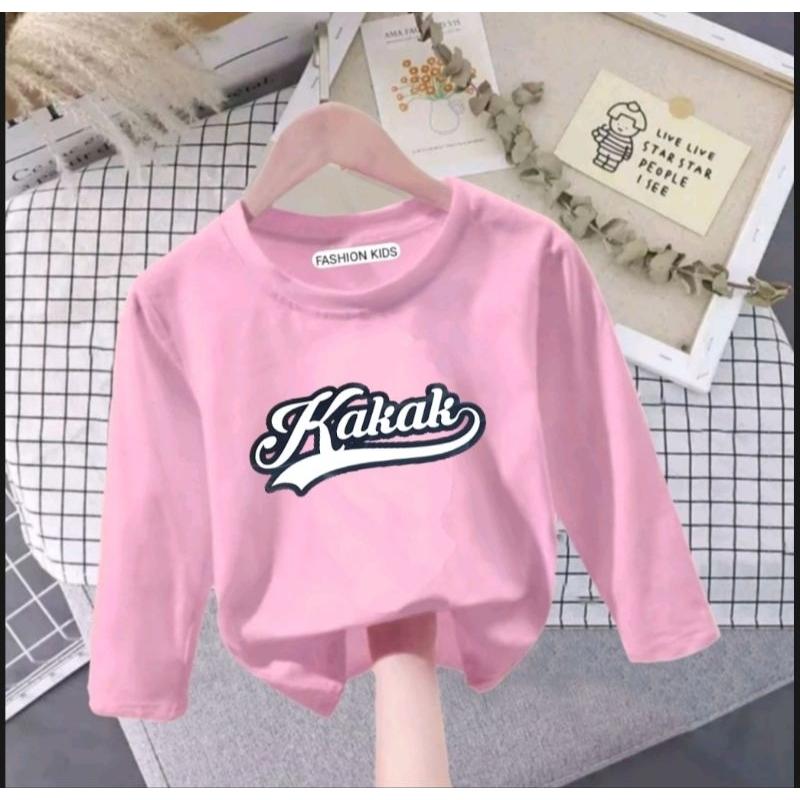 SKF-ATASAN ANAK TULISAN ADIK / KAKAK LENGAN PANJANG UNTUK 1-10TH / KAOS ANAK / ATASAN ANAK / PAKAIAN ANAK / KAOS LENGAN PANJANG / KAOS DISTRO / KATUN / T-SHIRT 1
