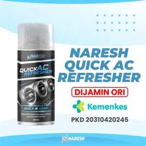 NARESH | AC CLEANER - Pembersih AC Mobil - NARESH Detailing - AC Refresher - Pembersih Evaporator AC - Odor Eliminator - Pengharum AC Mobil - Pewangi AC Mobil Foam Cleaner pembersih  interior  mobil Car