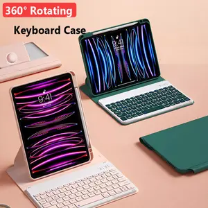 PAKET LENGKAP 3 In 1 Casing Keyboard Mouse Set Kompatibel Untuk Samsung Galaxy Tab S10 Lite 10.9 Inch X400 X406B Flip Cover 360 Rotating Standing