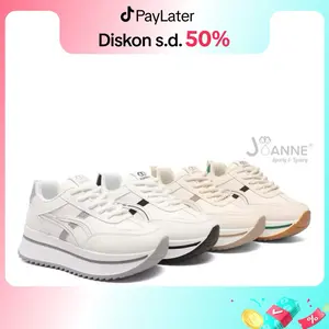JOANNE Casual Sporty Sneakers Shoes Sepatu Wanita #JN6177