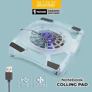 Cooling Pad Laptop M-TECH MT-02 Kipas Pendingin Laptop High Performance up to 15 inch