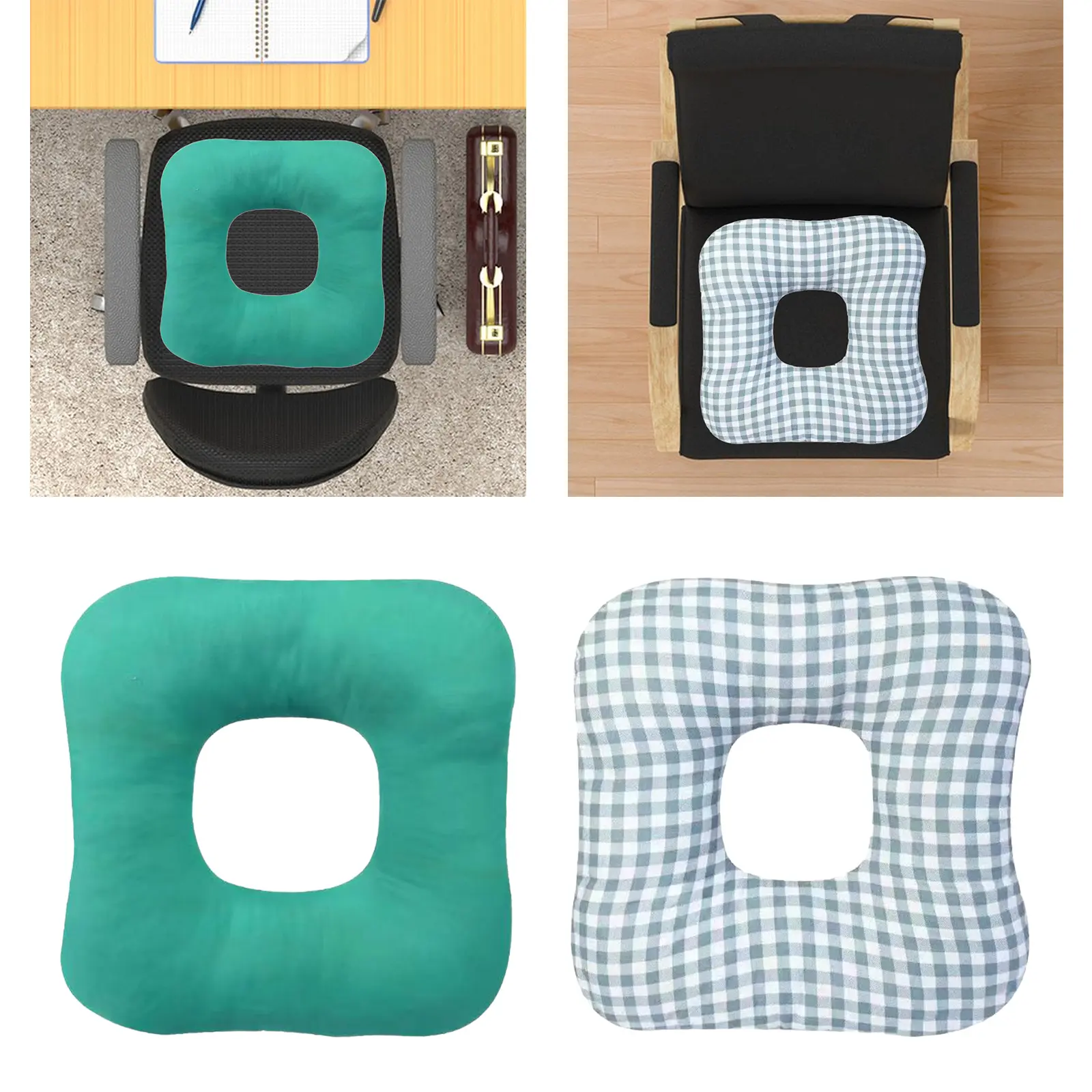 Doughnut Pillow Pad Donut Cushion Donut Pillow Stuffed Donut Pillow Seat Cushion for Home Office and Car
