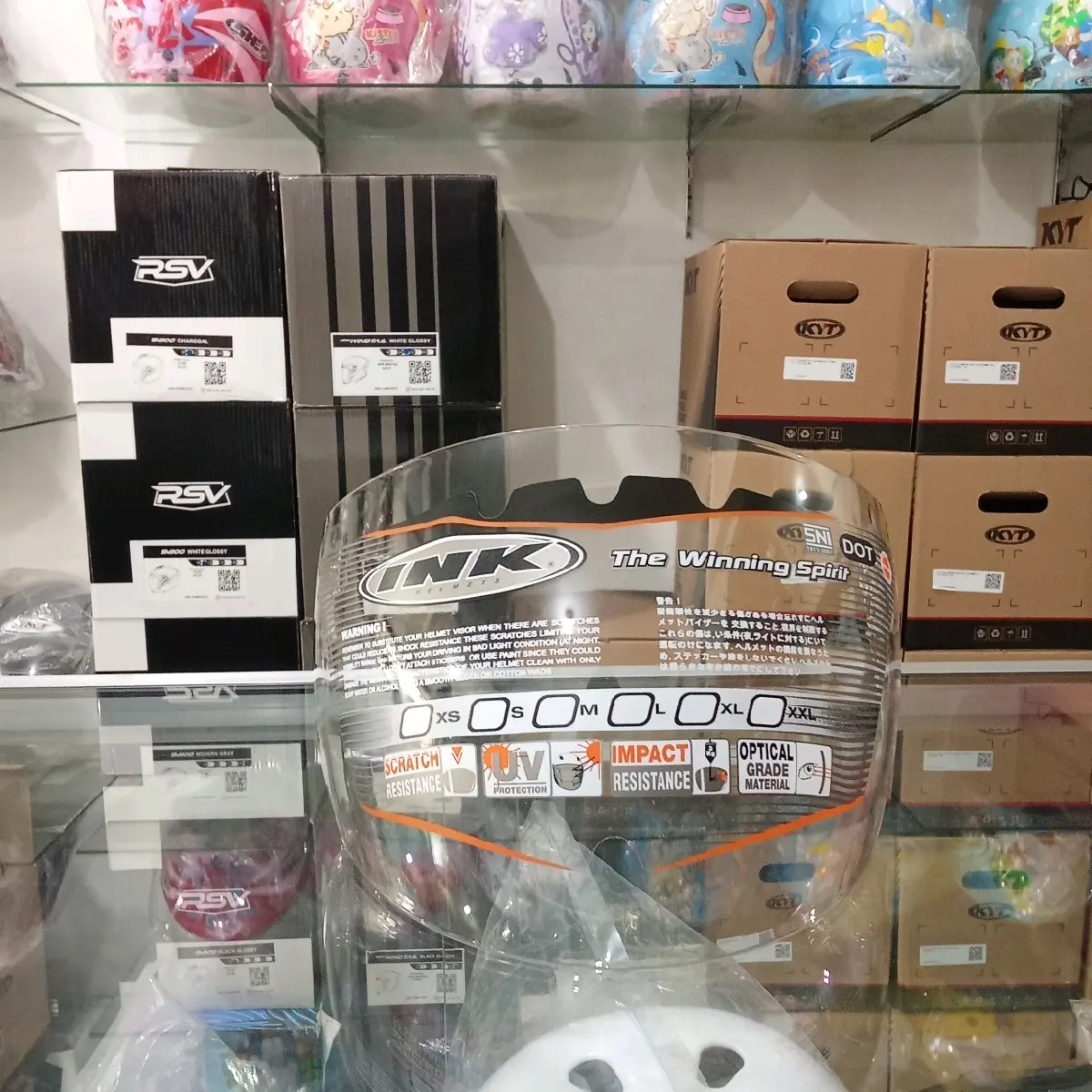 VISOR INK CENTRO JET CLEAR ORIGINAL
