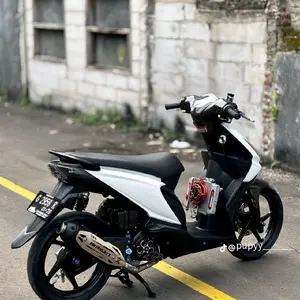 Knalpot Standar Racing Vin Project 5TL K2 Series inlet 38mm moncong type kenochi out 45mm Fullsistem Mio Sporty Smile Soul karbu Fino Karbu Motorcycle