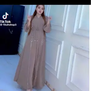 Gamis abaya abaya bahan jetblack uk M L XL XXL