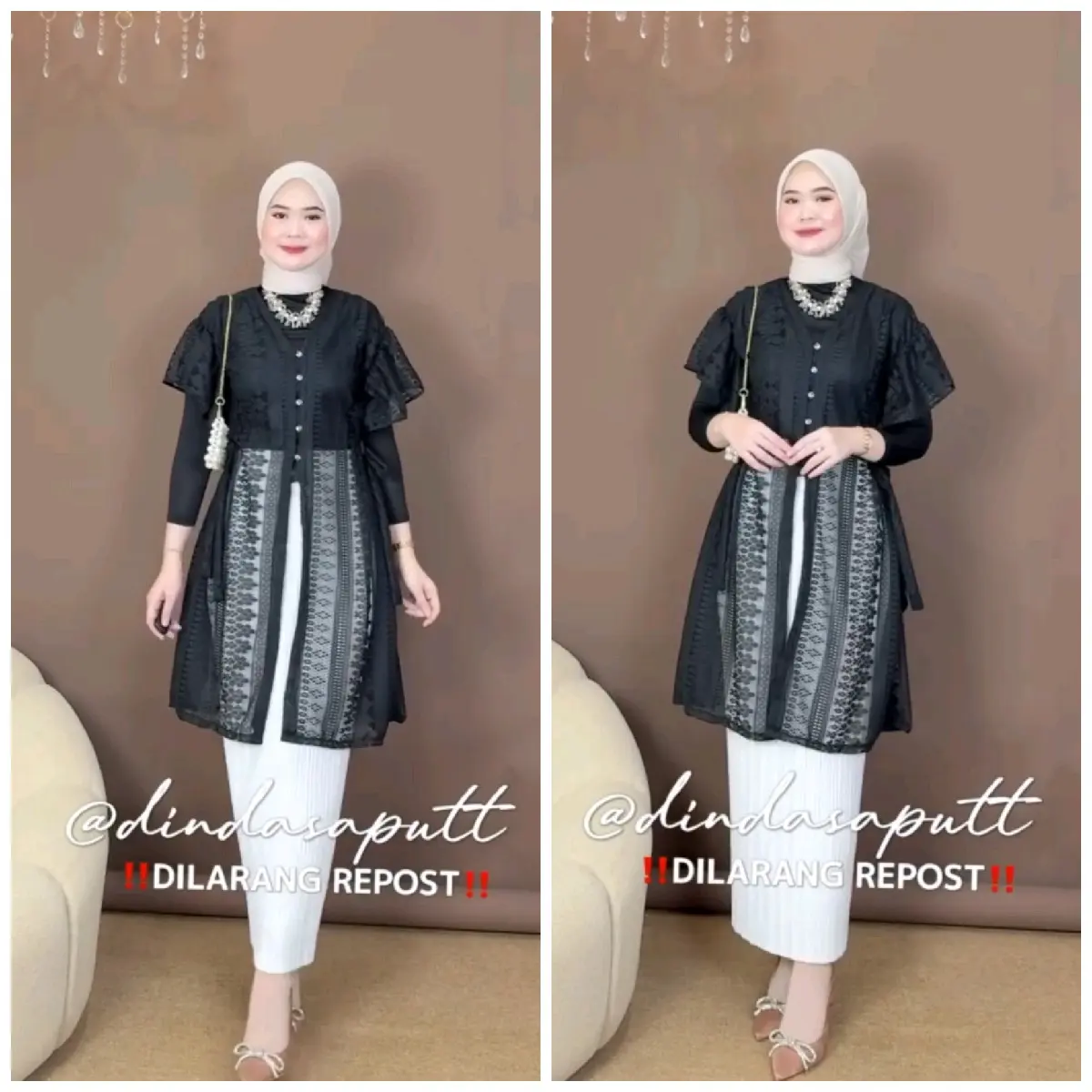 Kamari Outer Tunik  Brocade Lace Outer ADA JUMBO Atasan Wanita | Outer Kondangan | Outer Brukat | Outer Tile | Outer Organza | Outer Lebaran Pesta