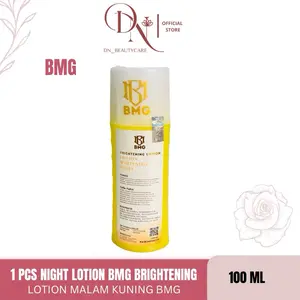 FLASH SALE ️️️️1 PCS NIGHT LOTION BMG BRIGHTENING 100ML READY STOCK KEMASAN BARU ORIGINAL BY KNA
