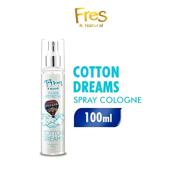 Fres & Natural Spray Cologne Hijab Refresh Live To Love 100ml - Moisturizer, Tubuh 3