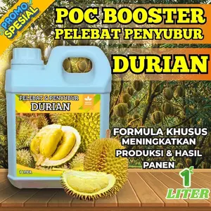 Pupuk booster durian penumbuh bunga dan pelebat buah anti rontok Pupuk Cair Durian 1 liter Terbaik