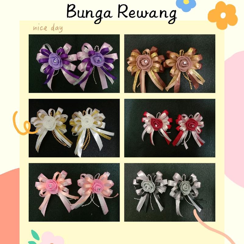 Bunga Rozet Bunga Rozet/Bunga Kendarat (1pcs) - TikTok Shop Malaysia