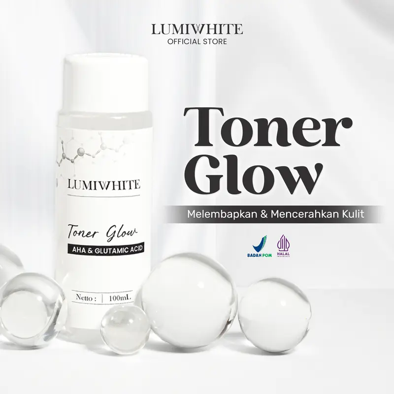 (SALE) LUMIWHITE Toner Glow / Toner Wajah / Skincare Wajah 100 ML 1