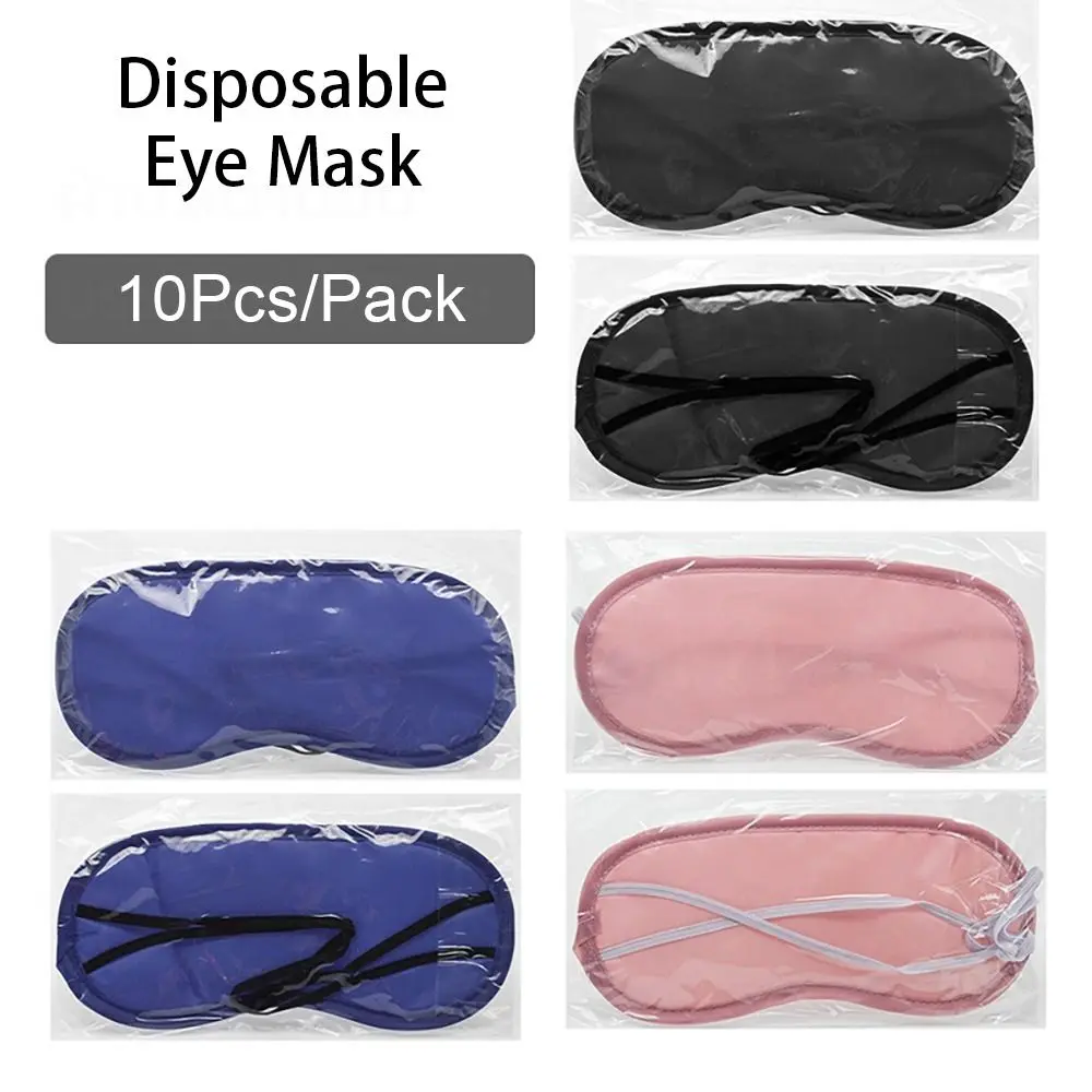 10Pcs/pack Portable Elastic Bandage Disposable Eye Mask Shade Blindfold Travel Sleeping Eye Patch Eye Relax Massager Beauty Tool Night Eyeshade