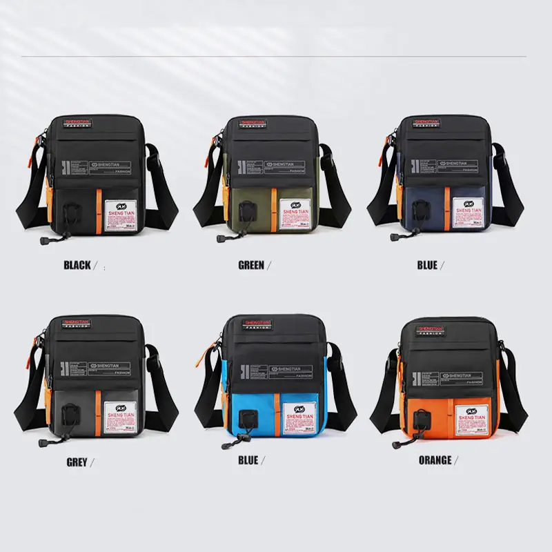 Túi Đeo Chéo Nam, Chất Liệu Nylon Chống Thấm Nước, Thiết Kế Nhiều Lớp, Túi Đeo Vai, Thích Hợp Cho Bé Gái, Dung Lượng Lớn, Túi Chuyển Phát Nhanh Du Lịch, Túi Đựng Đồ Thường Ngày Hợp Xu hướng 4
