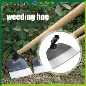 Kepala Cangkul Pengganti Baja Asli Mangan Anti Lengket 19/21/23/26cm untuk Pertanian Berkebun Taman Penanaman Penggalian Alat Cangkul Tangan